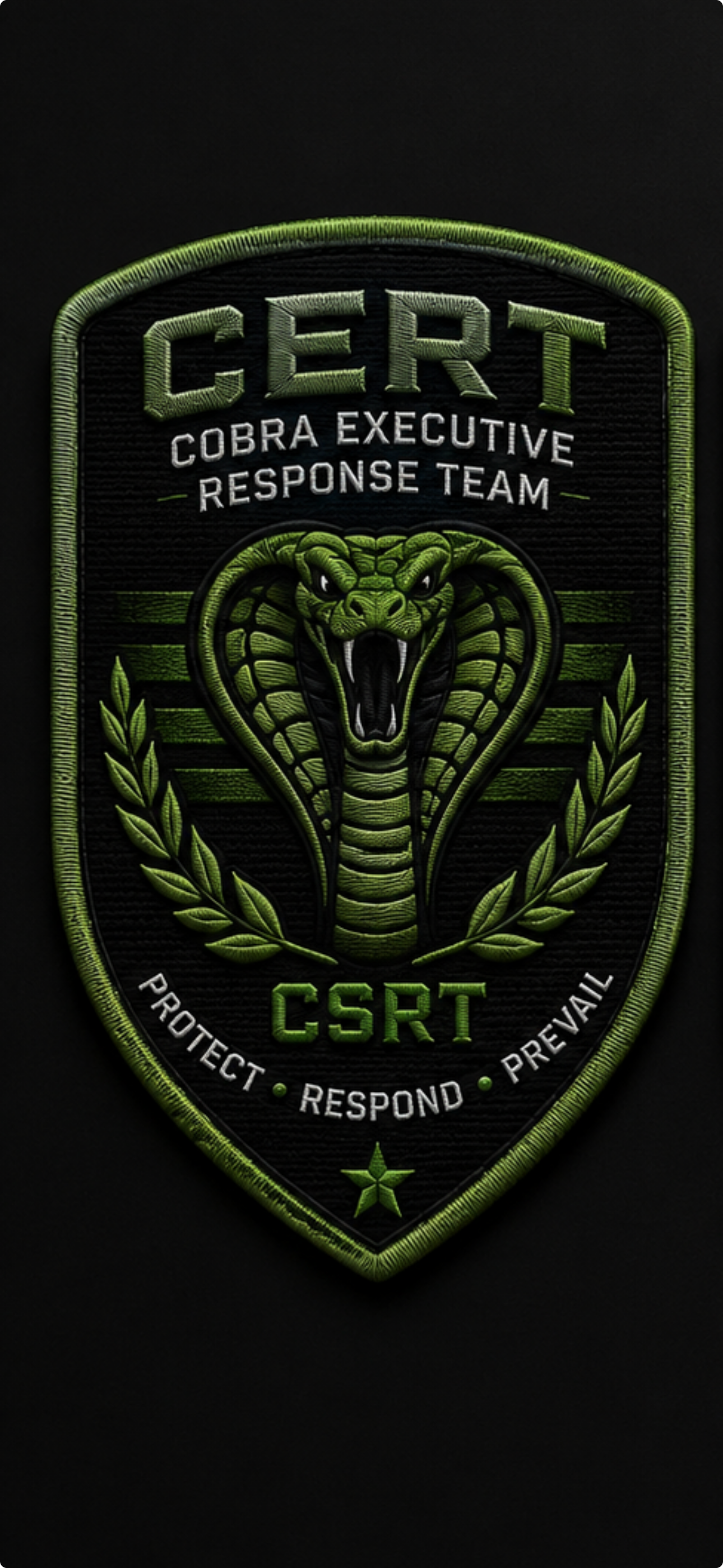 CERT shoulder patch badge